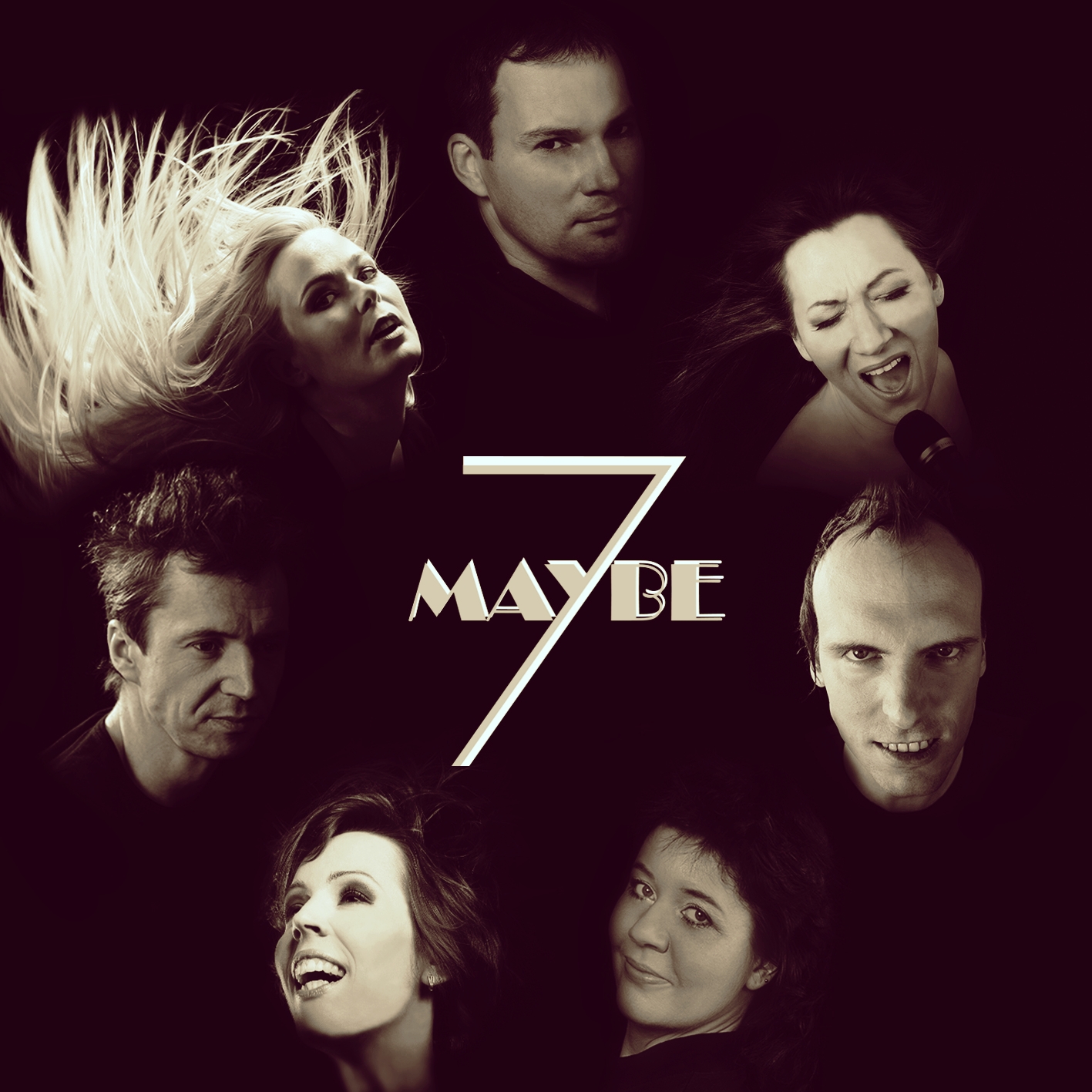 Maybe7 and logo sepia